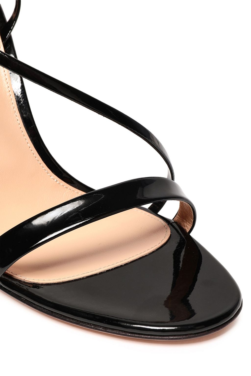 GIANVITO ROSSI Carlyle patent-leather sandals