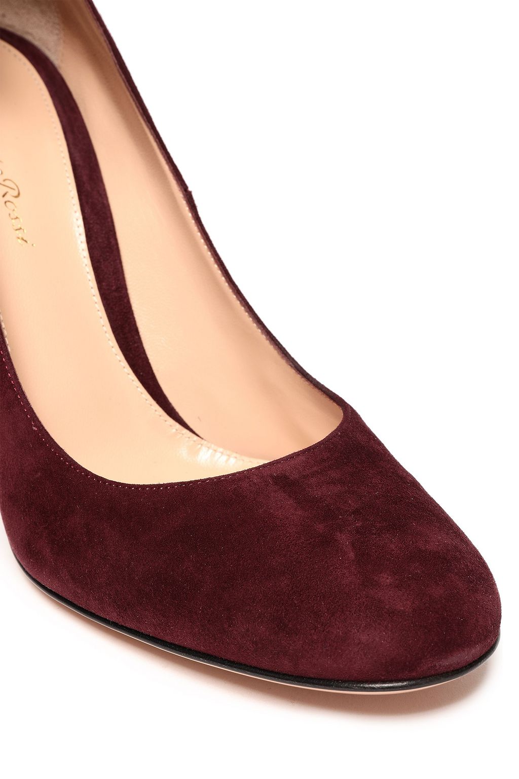GIANVITO ROSSI Greta suede Mary Jane pumps