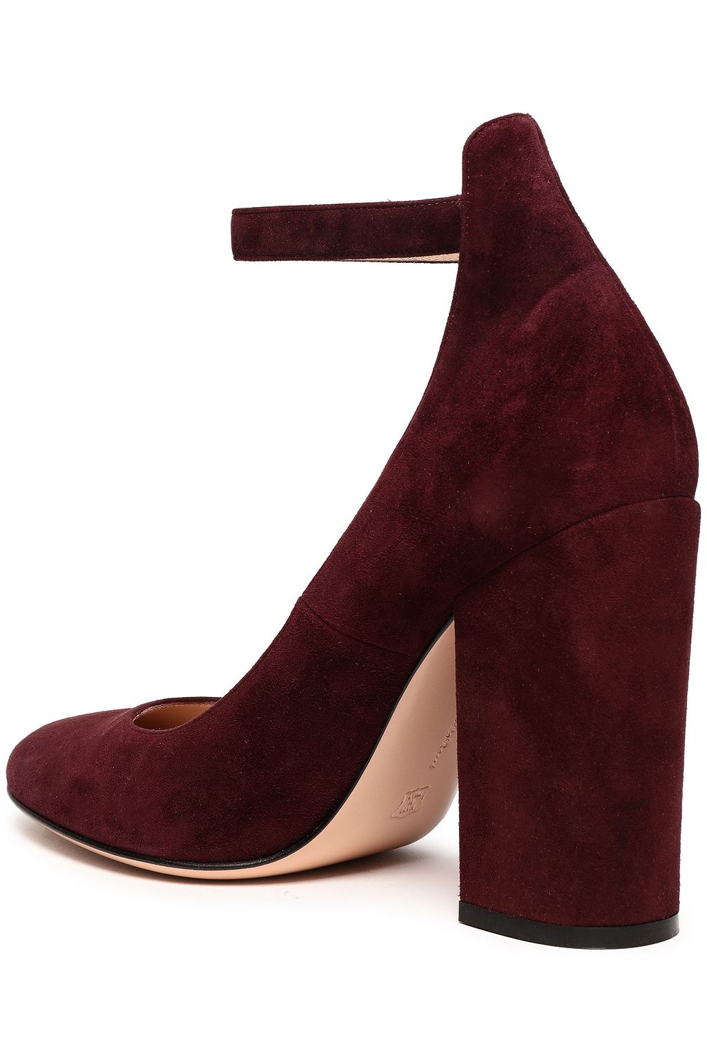 GIANVITO ROSSI Greta suede Mary Jane pumps