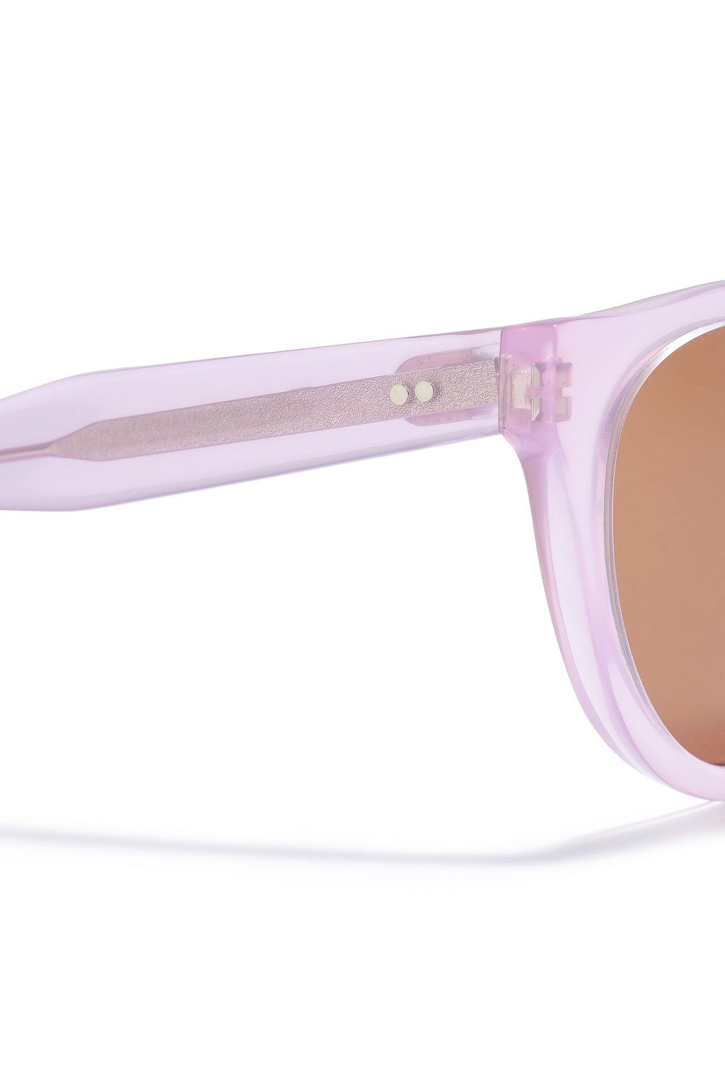 ZANZAN Sunetra round-frame acetate sunglasses