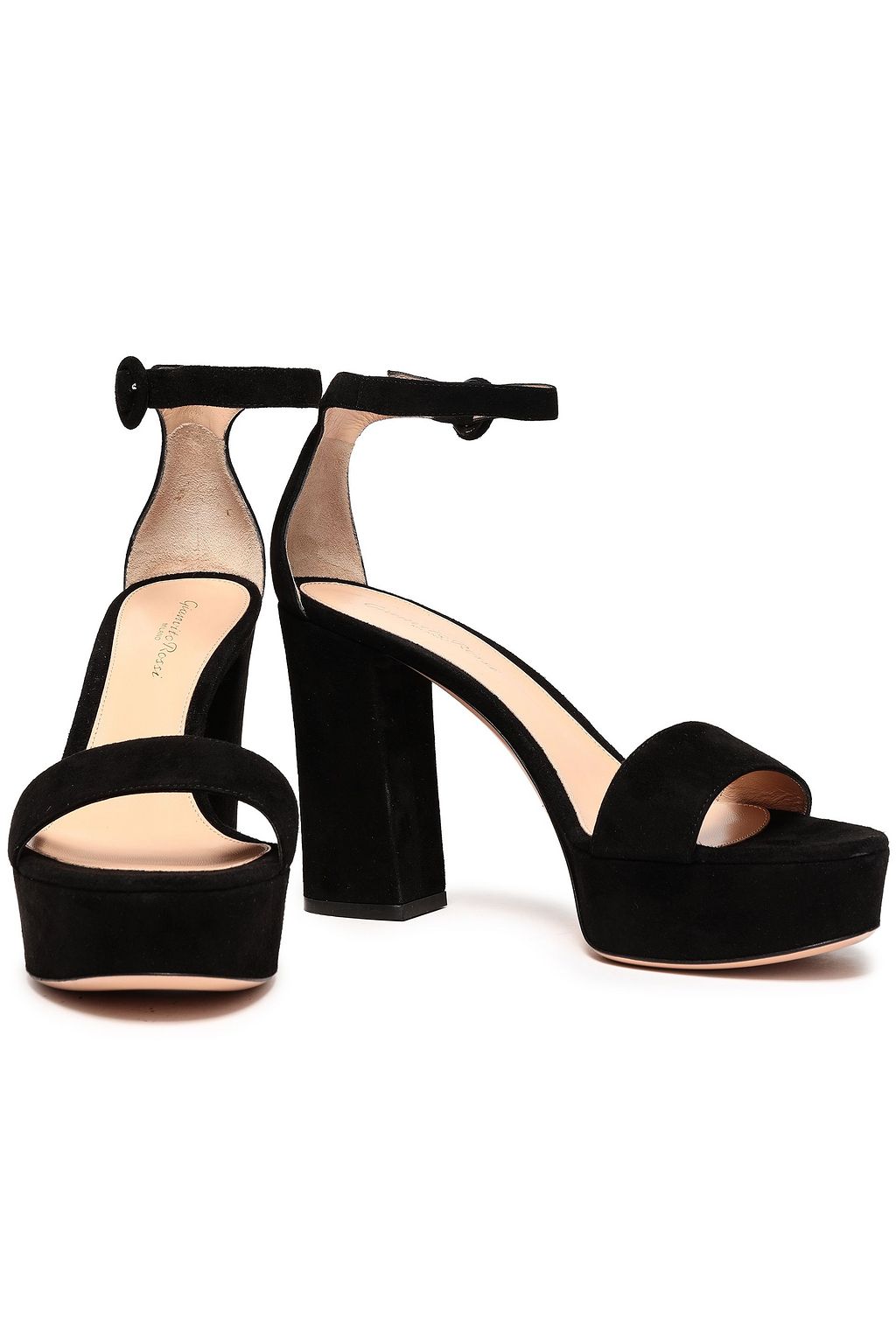 GIANVITO ROSSI Coco suede platform sandals