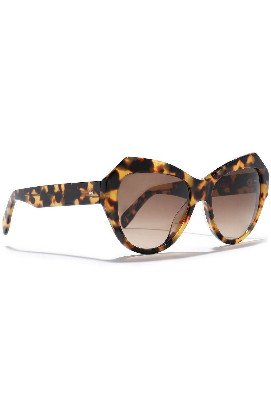 ZANZAN Zazou butterfly-frame tortoiseshell acetate sunglasses