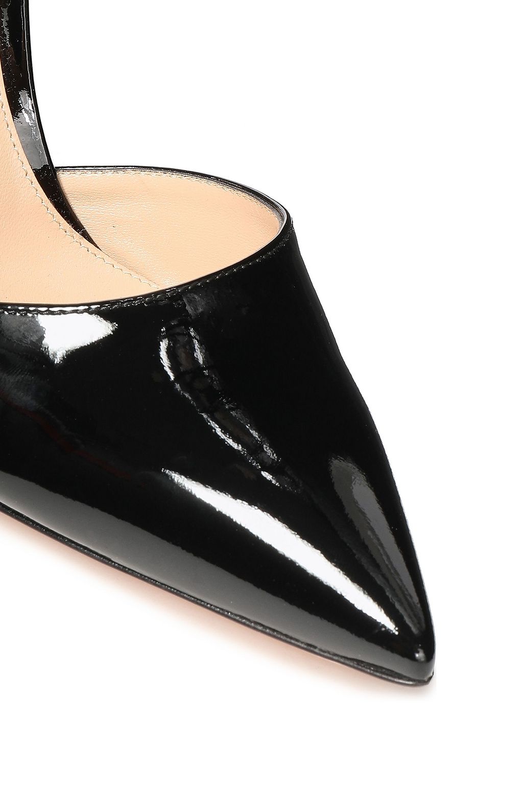 GIANVITO ROSSI Lace-up patent-leather pumps