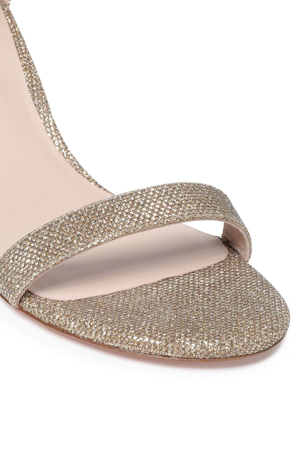 STUART WEITZMAN Lamé sandals