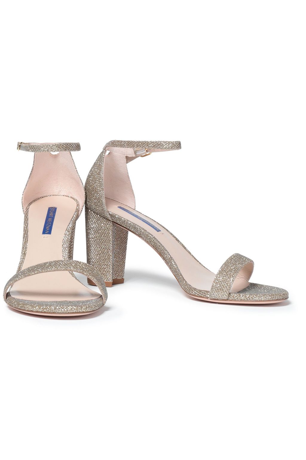 STUART WEITZMAN Lamé sandals