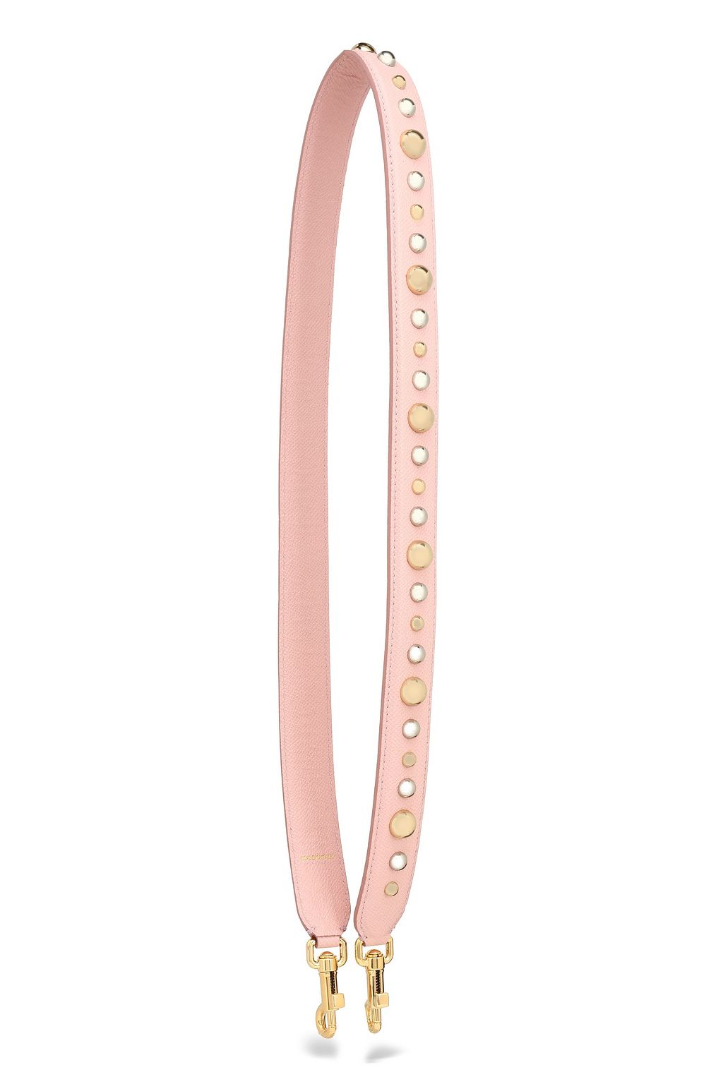 DOLCE&GABBANA Studded leather bag strap
