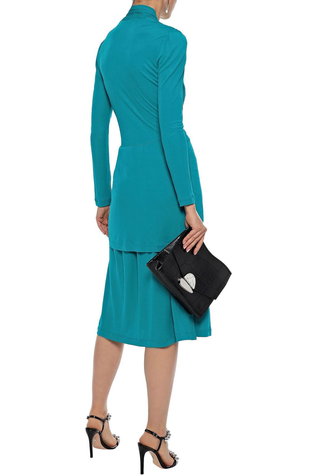 DIANE VON FURSTENBERG Stacia twist-front layered jersey dress