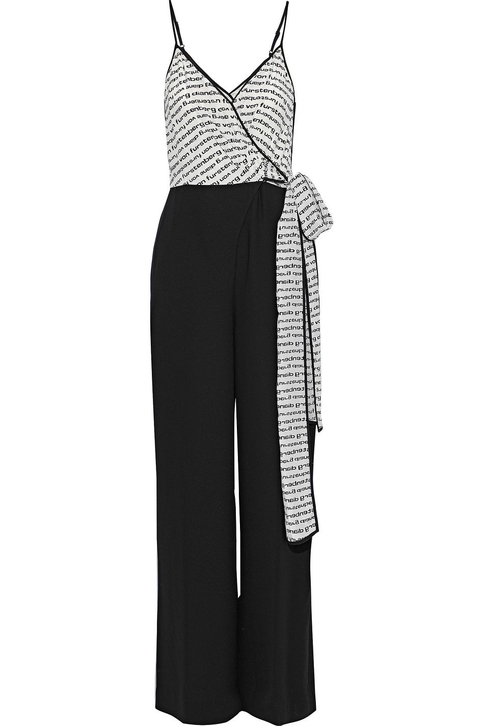 silk wrap jumpsuit