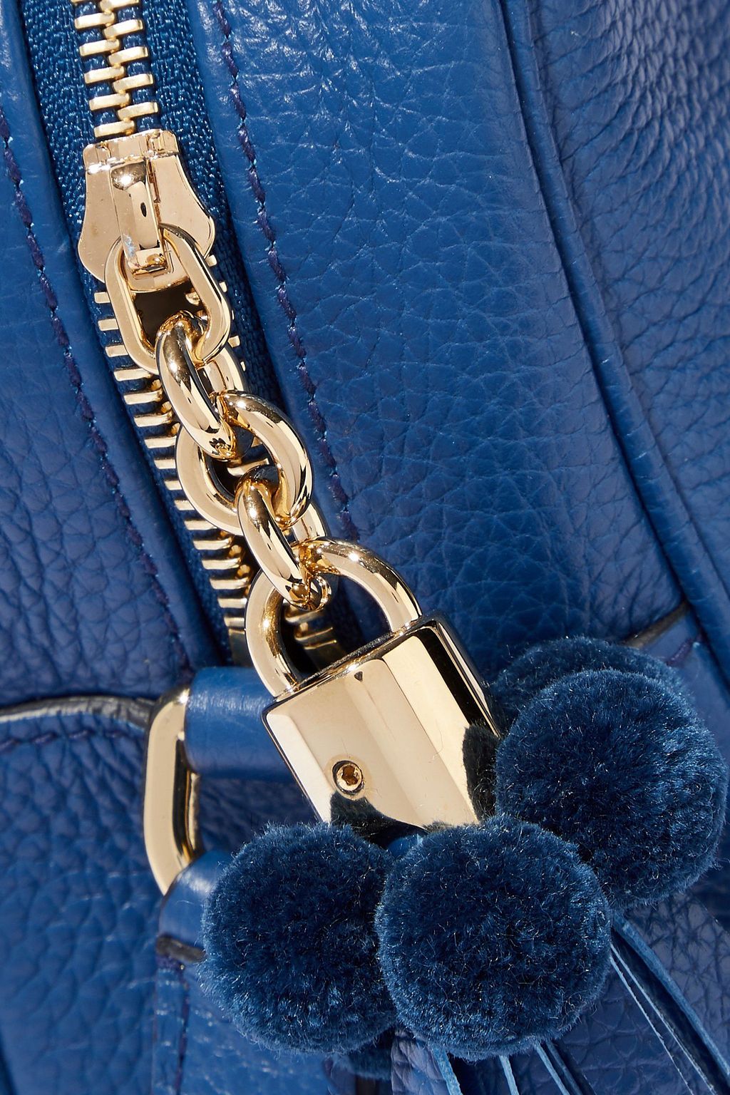 DOLCE&GABBANA Glam embellished pebbled-leather shoulder bag
