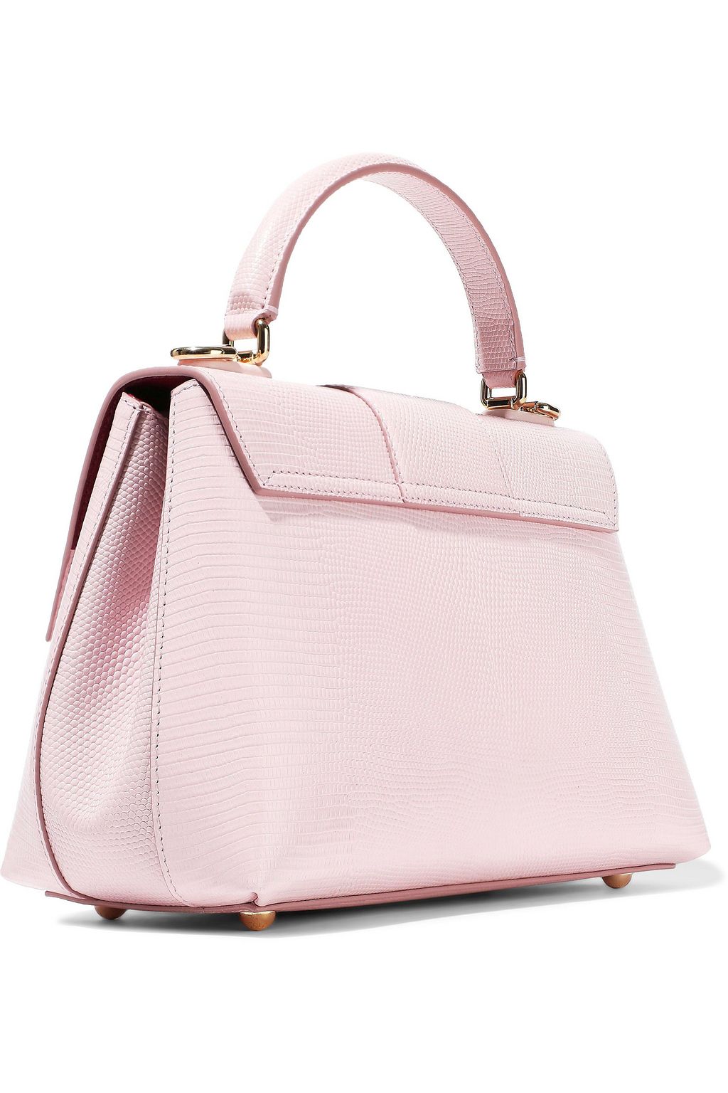 DOLCE&GABBANA Lucia lizard-effect leather tote