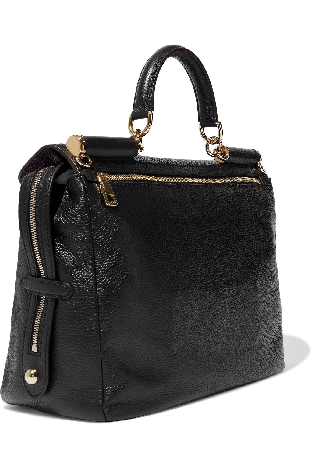 DOLCE&GABBANA Pebbled-leather tote