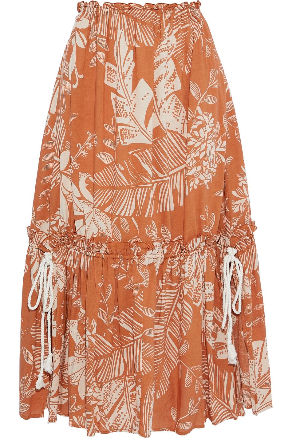 see by chloe midi skirt