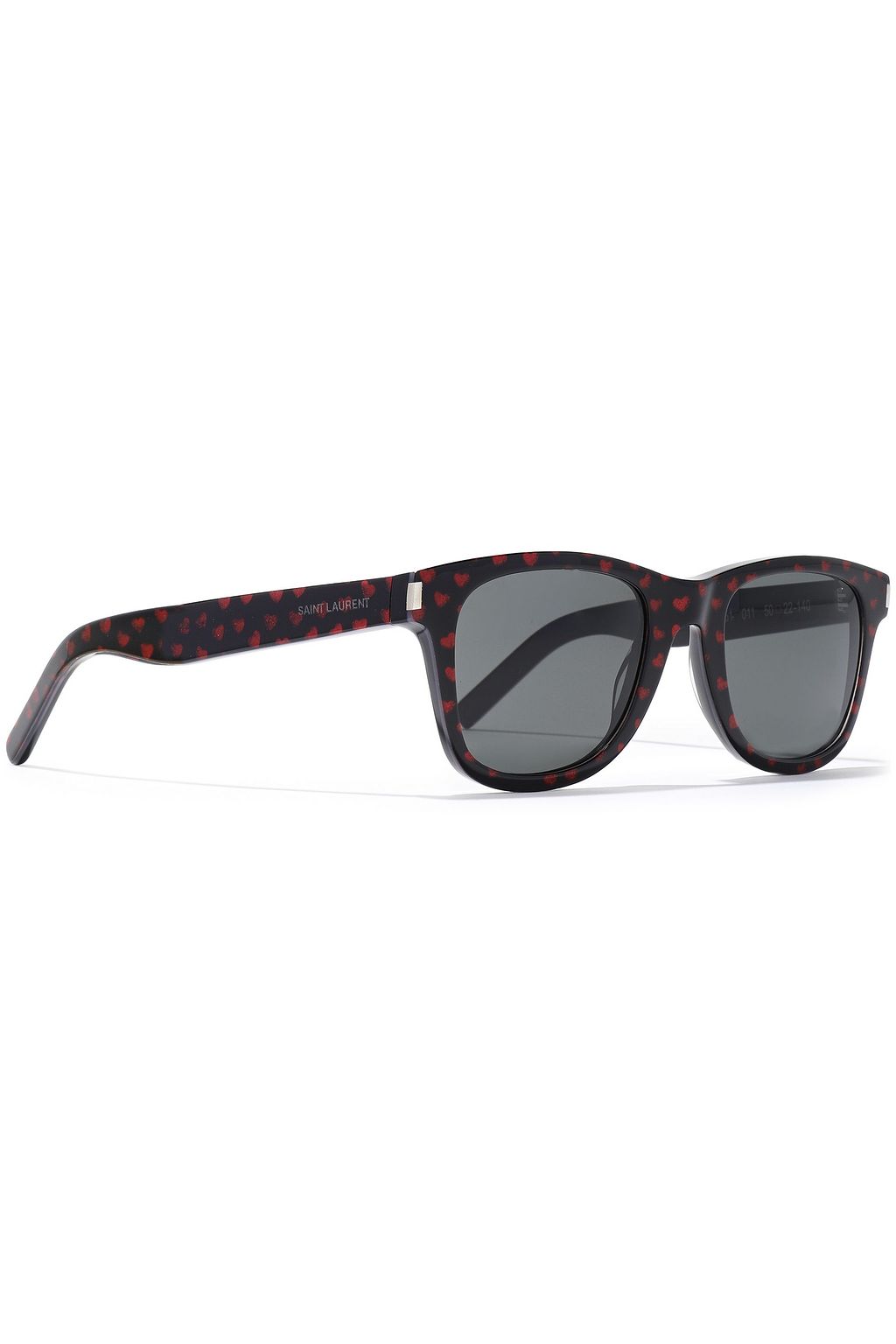 SAINT LAURENT D-frame printed acetate sunglasses