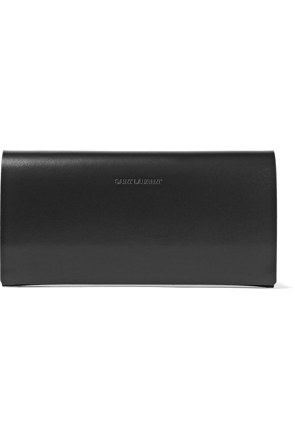 SAINT LAURENT Round-frame tortoiseshell acetate and silver-tone sunglasses