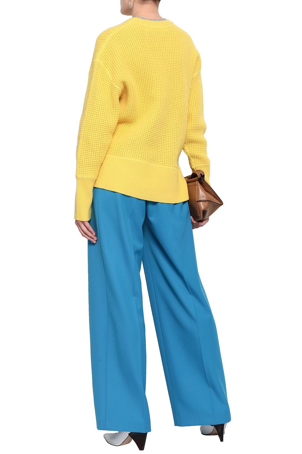 VICTORIA, VICTORIA BECKHAM Waffle-knit wool sweater