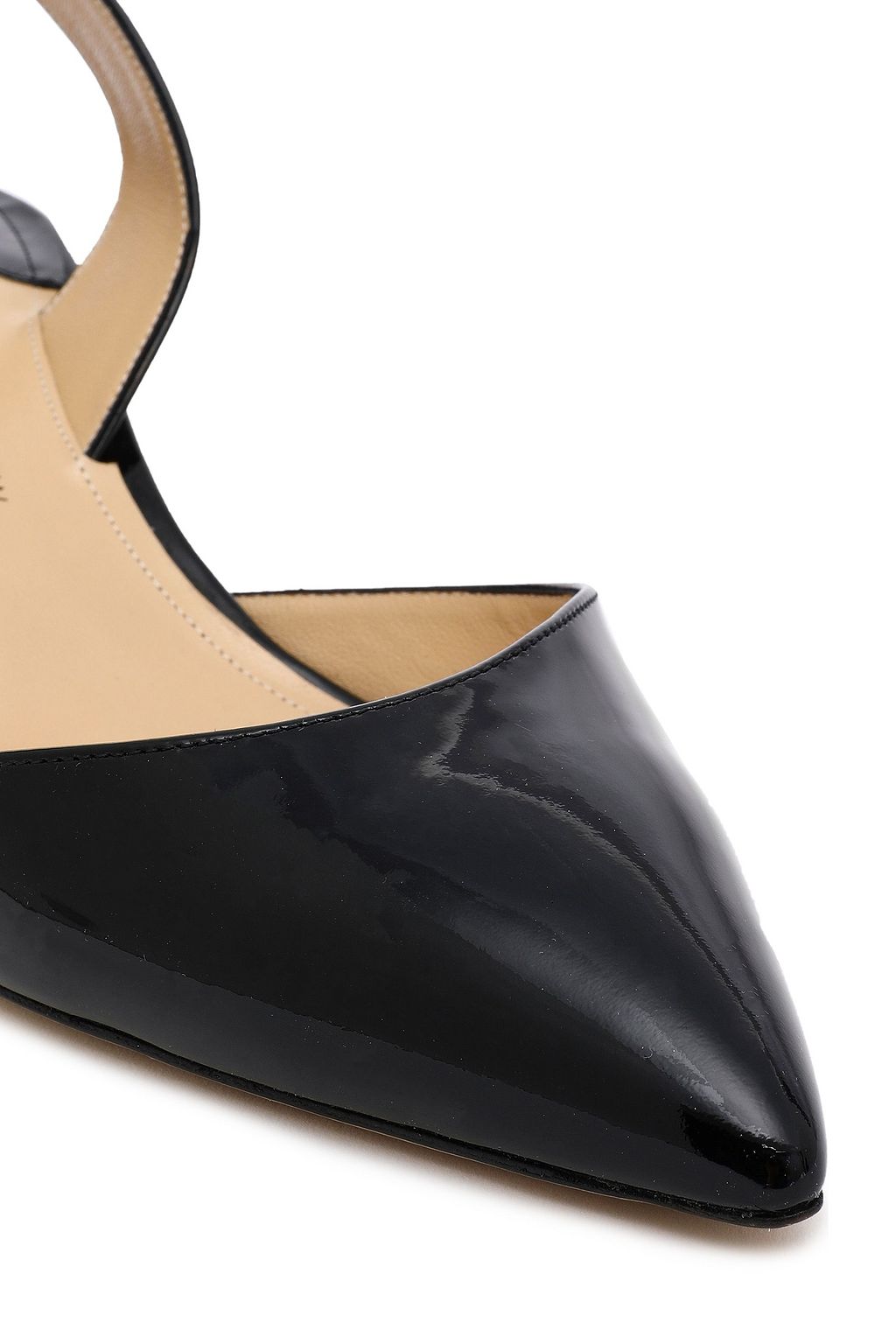 PAUL ANDREW Patent-leather slingback pumps