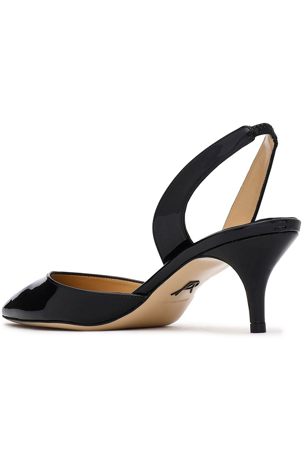 PAUL ANDREW Patent-leather slingback pumps