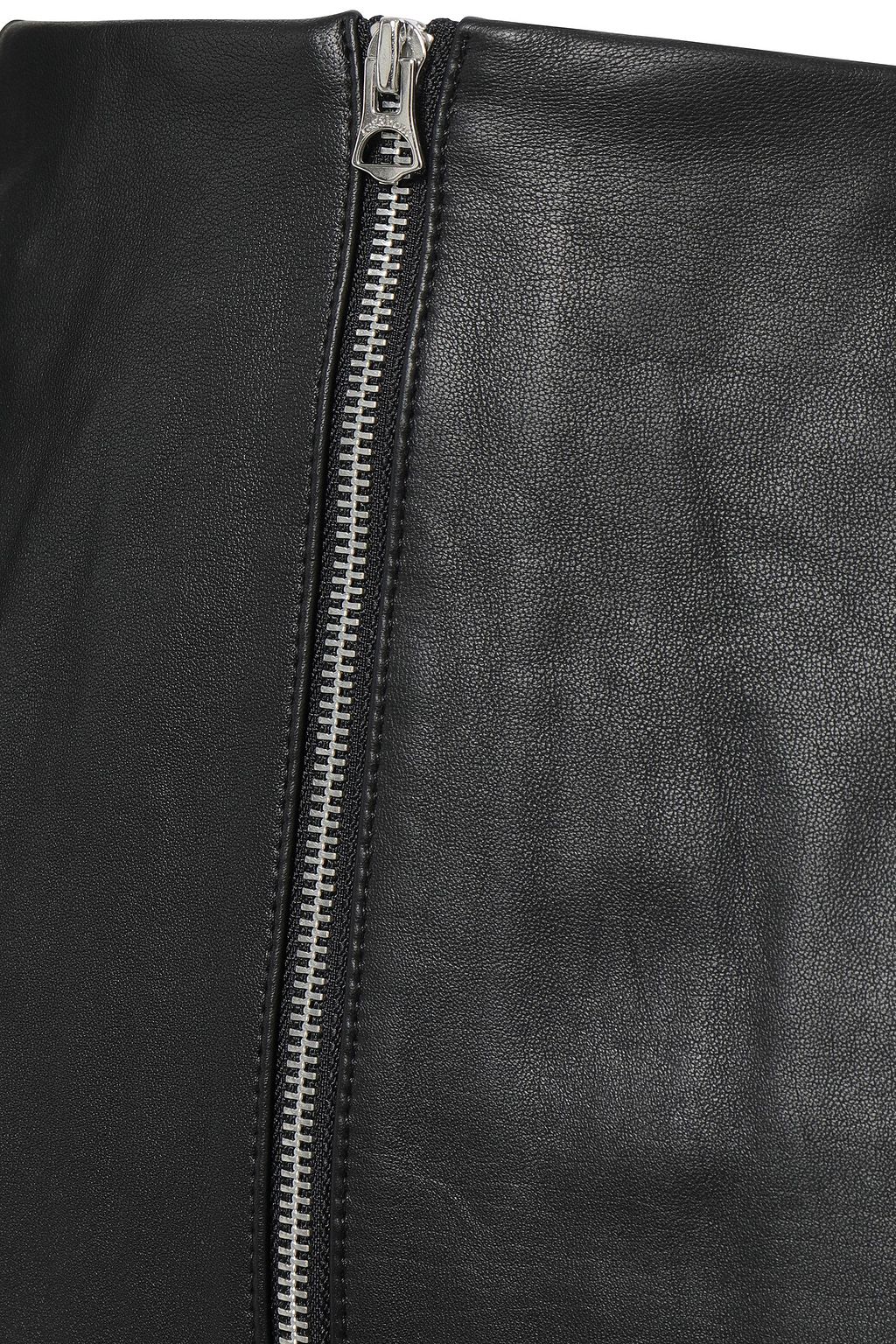 RAG & BONE Textured-leather mini skirt