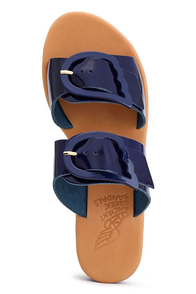 ulysse textile & leather slides