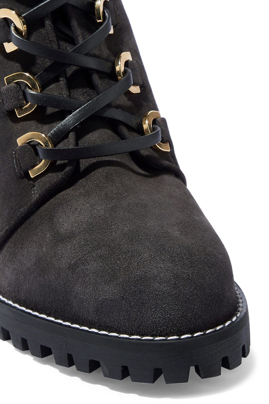 STUART WEITZMAN Suede platform ankle boots