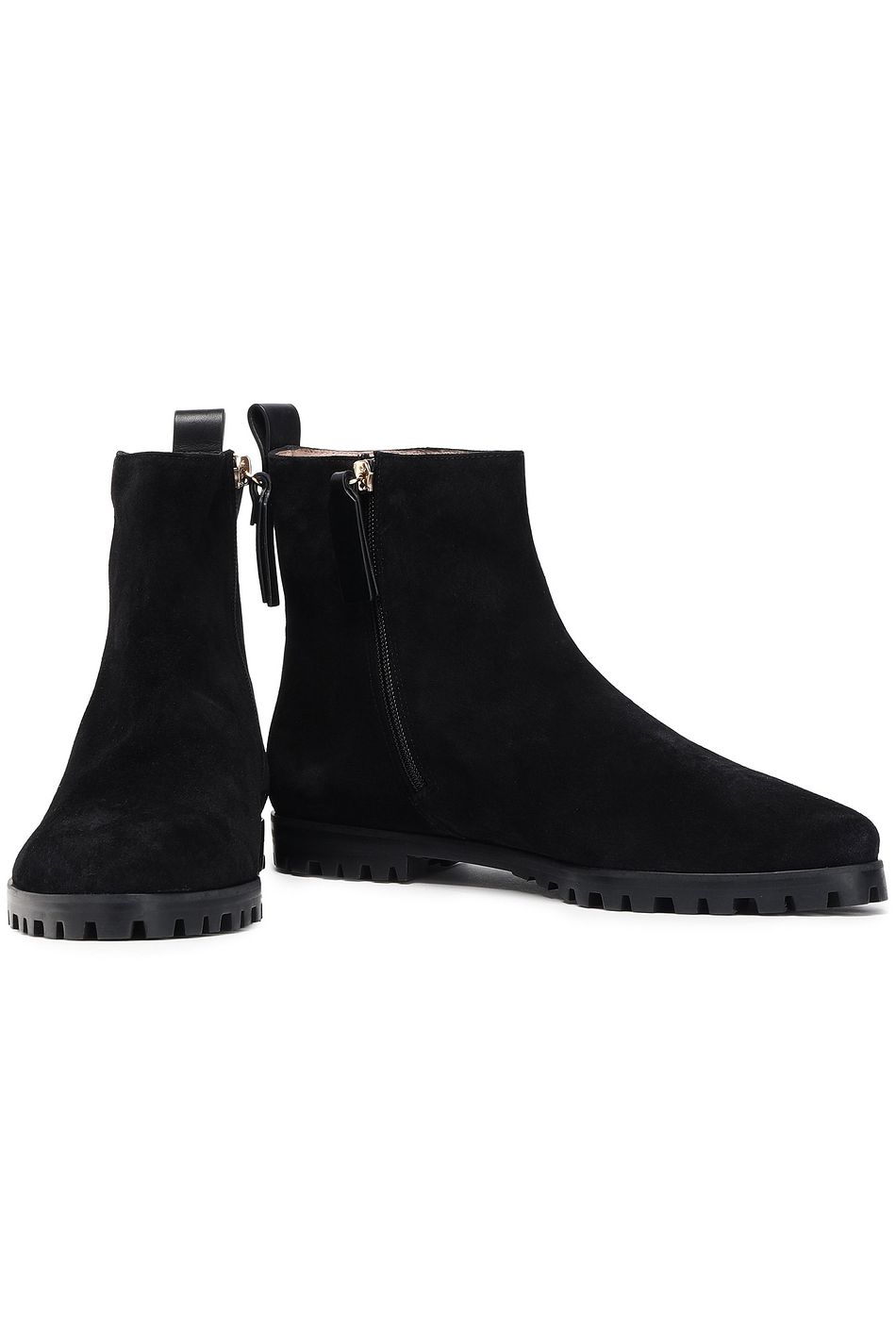 stuart weitzman black ankle boots