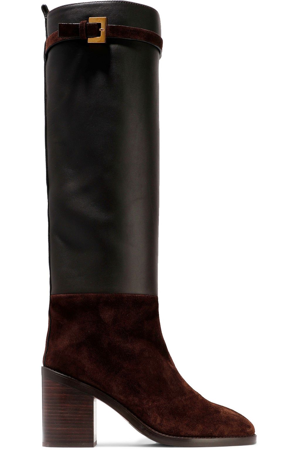 chocolate leather boots