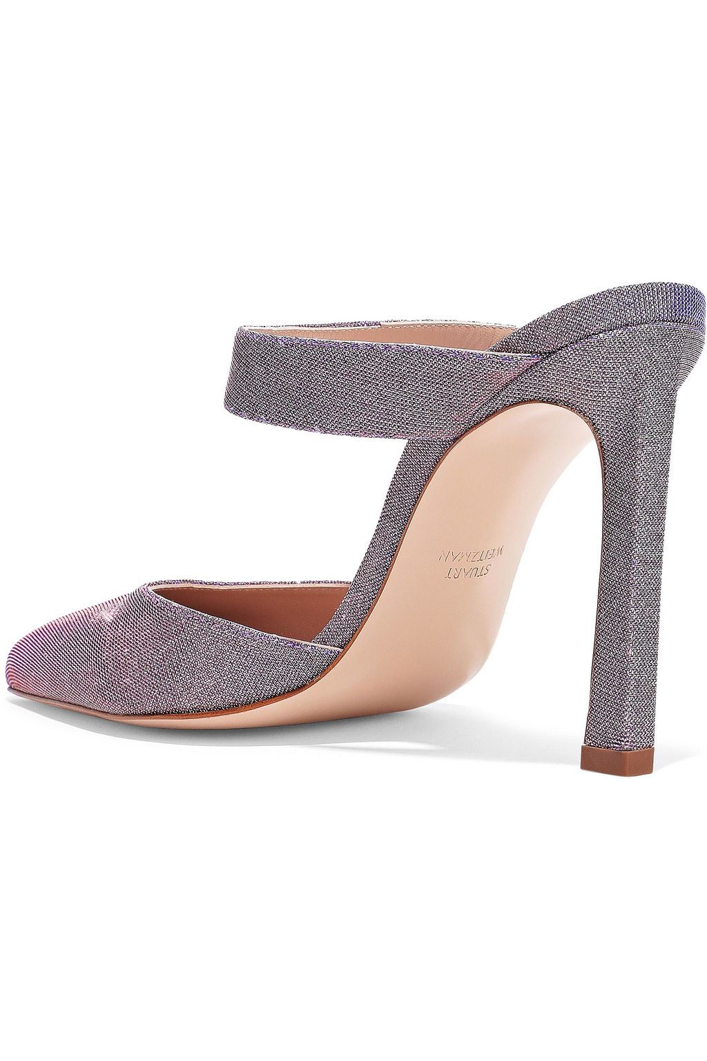 STUART WEITZMAN Lamé mules