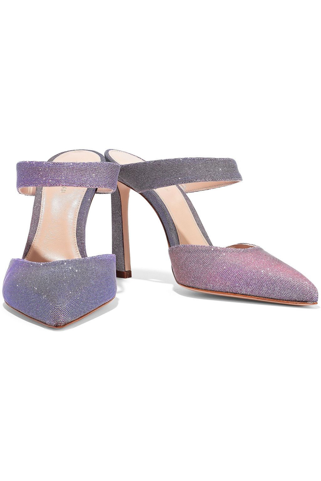 STUART WEITZMAN Lamé mules
