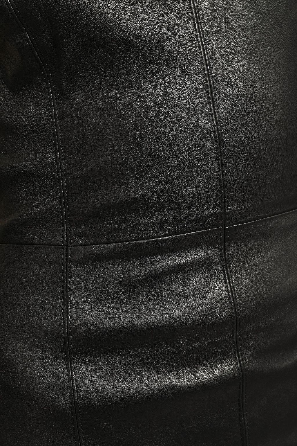 SPRWMN Strapless leather mini dress