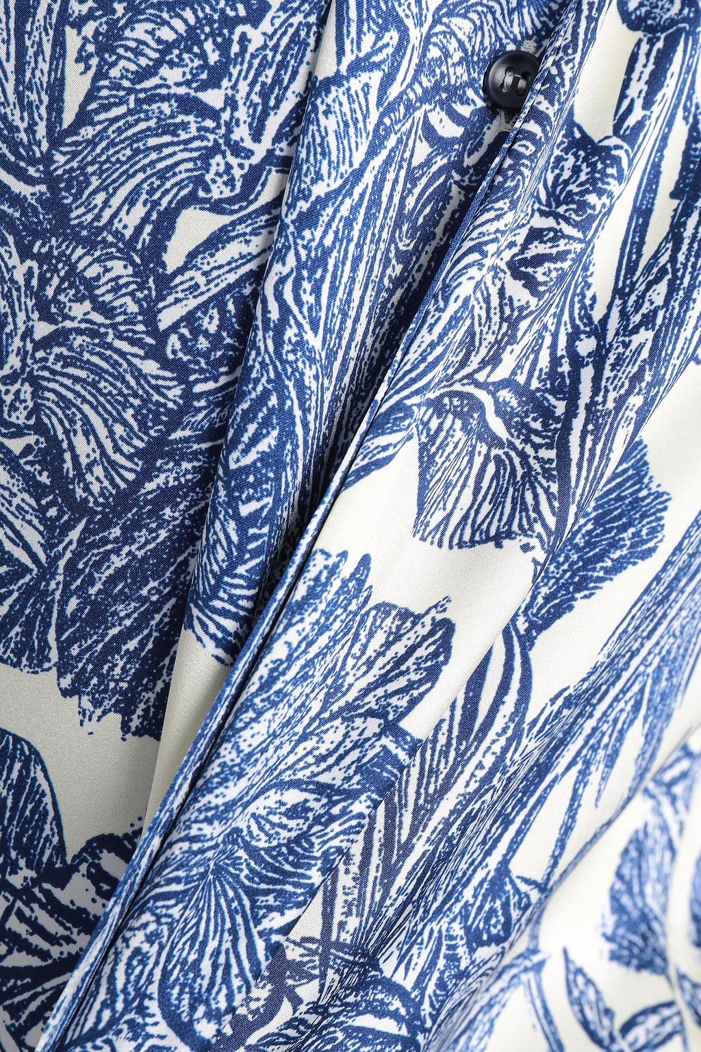 ROBERTO CAVALLI Printed silk-satin shirt