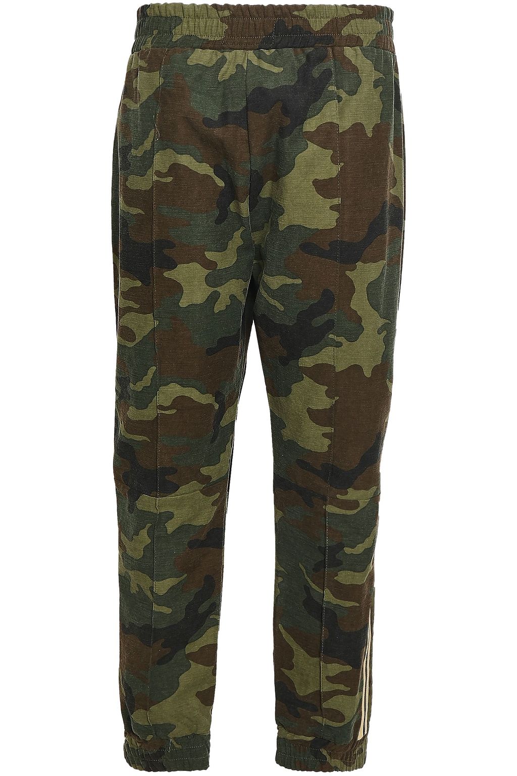 military print track pants