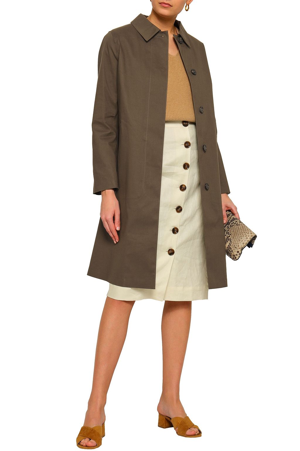 MACKINTOSH Waterproof cotton-gabardine coat