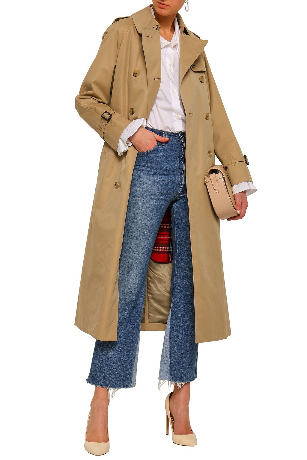 MACKINTOSH Double-breasted cotton-gabardine trench coat