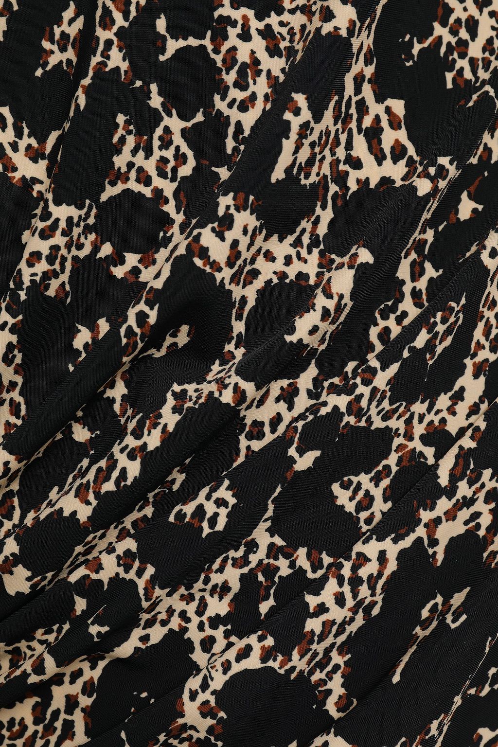 ROBERTO CAVALLI One-shoulder leopard-print stretch-jersey mini dress