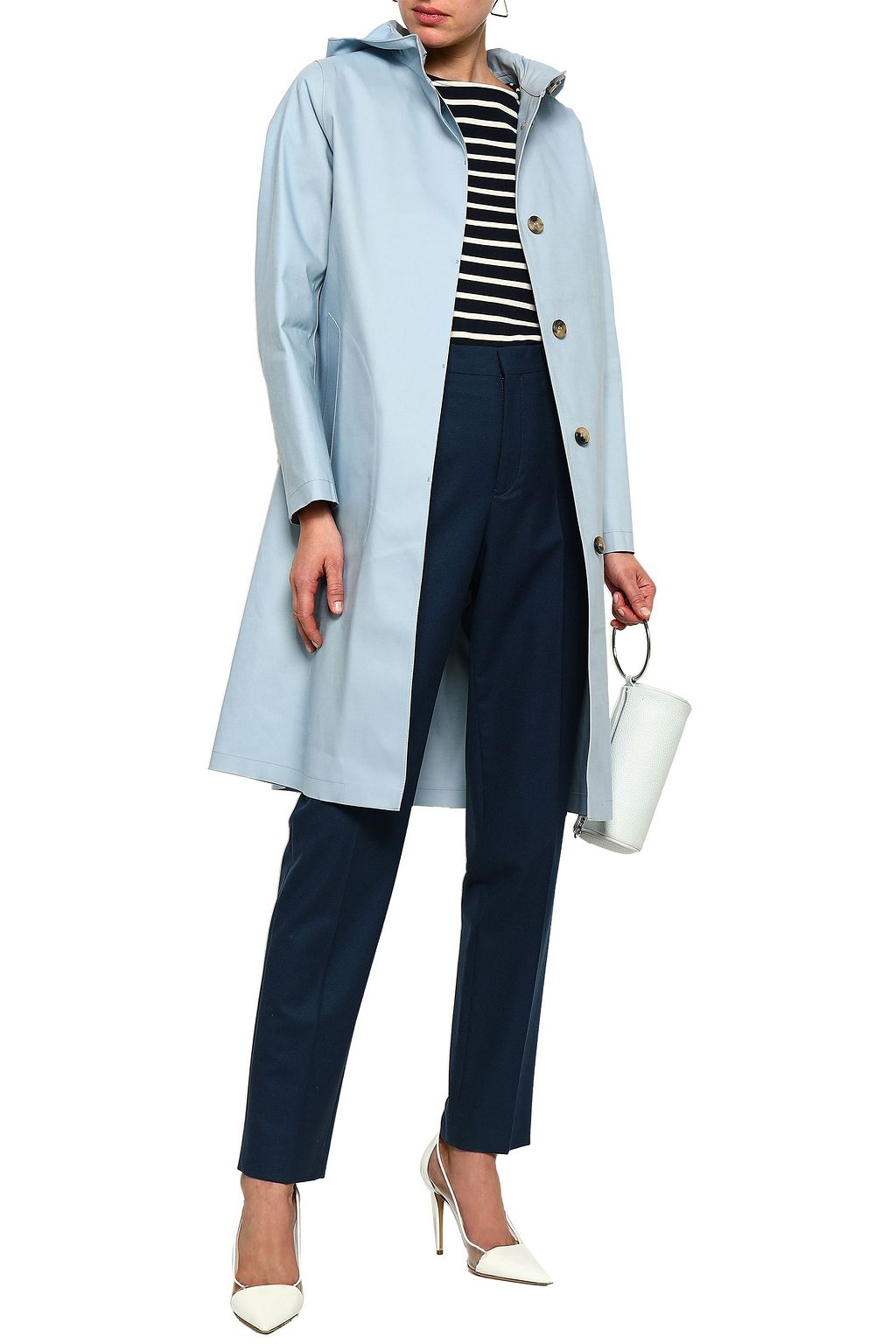 MACKINTOSH Waterproof cotton-gabardine hooded coat
