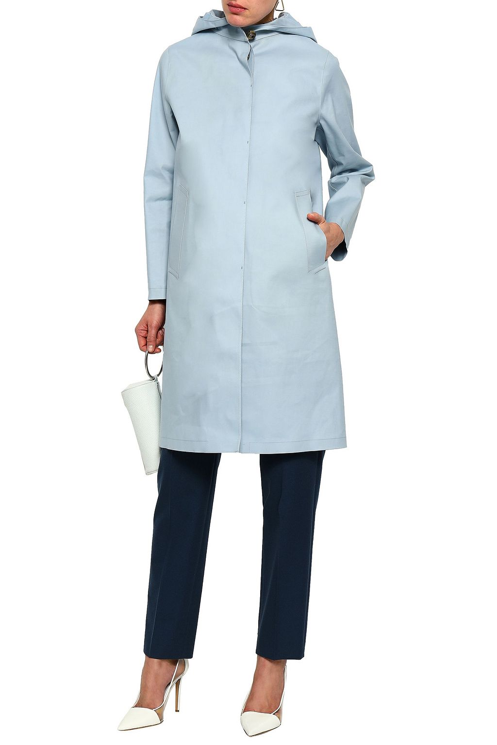 MACKINTOSH Waterproof cotton-gabardine hooded coat