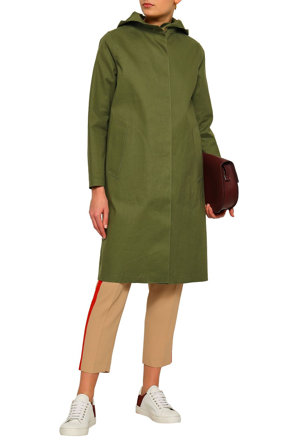 MACKINTOSH Waterproof cotton-gabardine hooded coat