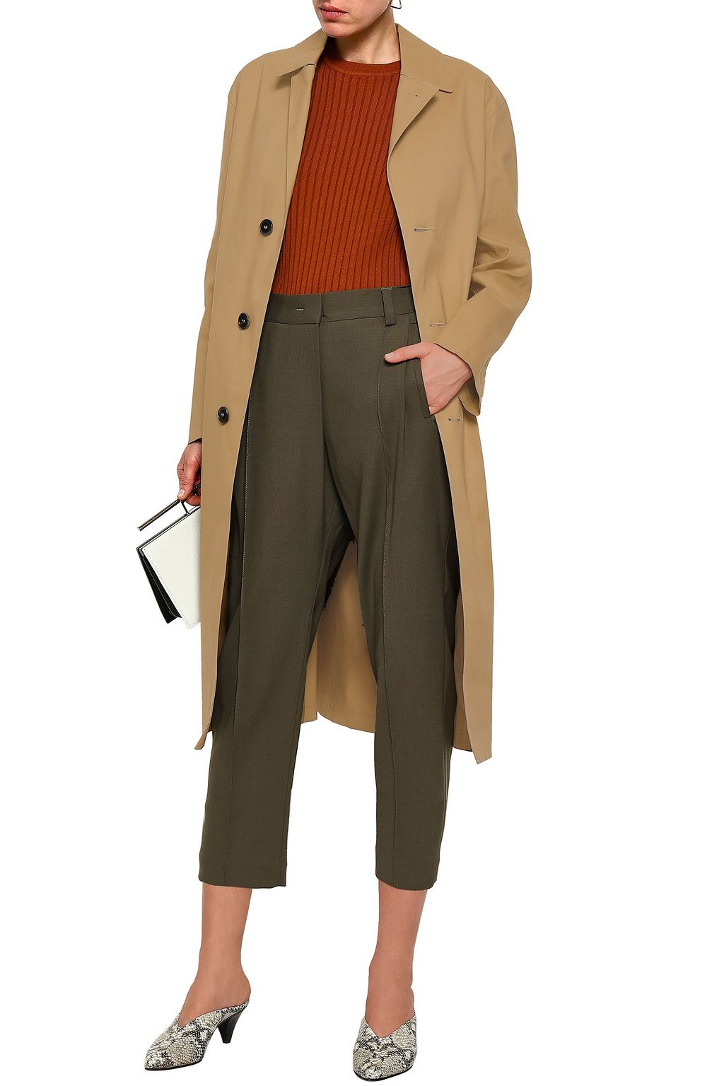 MACKINTOSH Waterproof cotton-gabardine coat