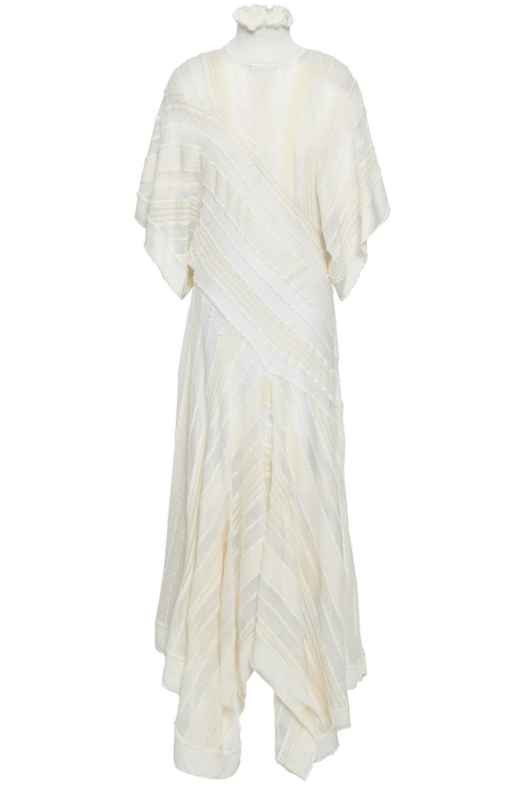 white turtleneck maxi dress