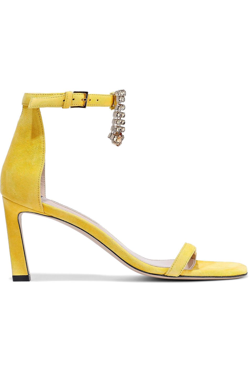 yellow suede sandals
