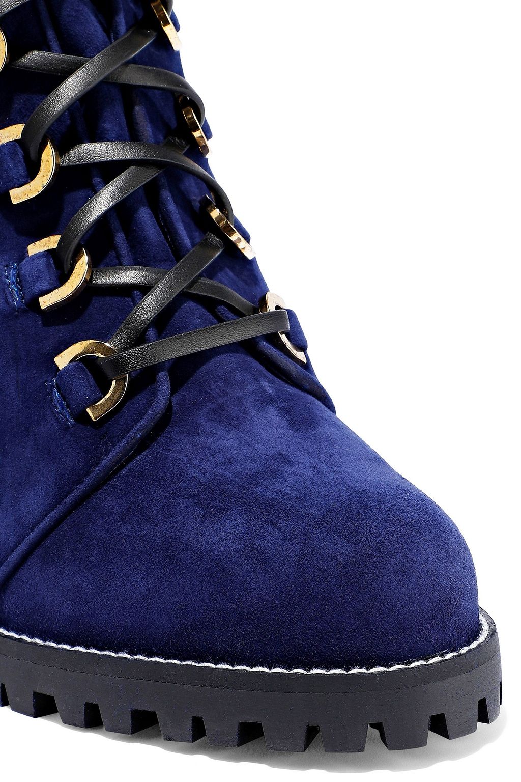 STUART WEITZMAN Suede platform ankle boots