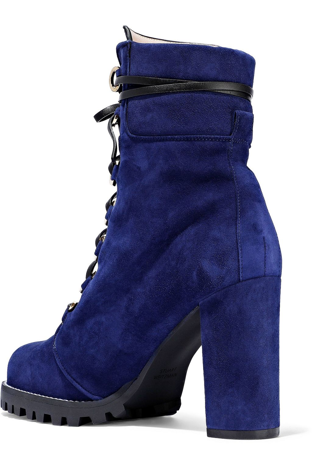 STUART WEITZMAN Suede platform ankle boots