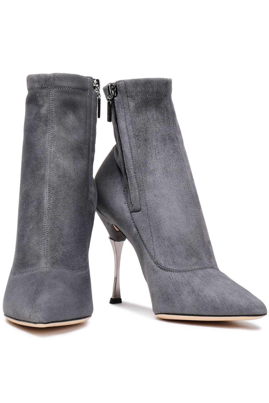 DOLCE&GABBANA Stretch-suede sock boots