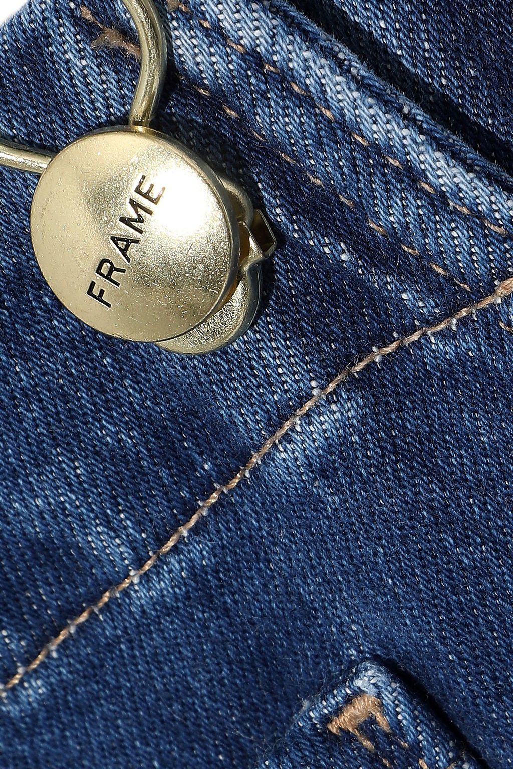 frame palazzo denim overalls
