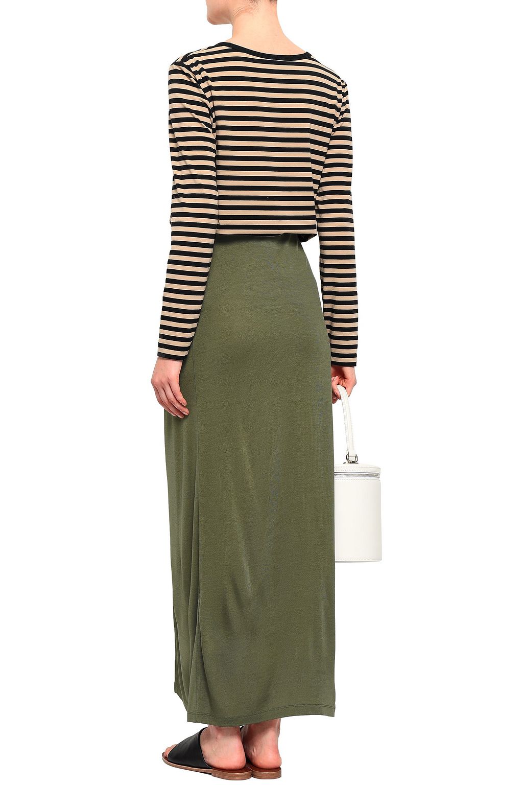 NINETY PERCENT Stretch-jersey maxi skirt