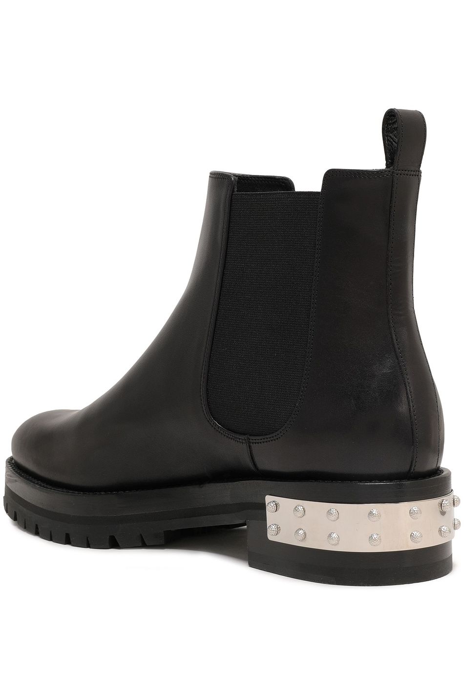 alexander mcqueen embellished leather ankle boots