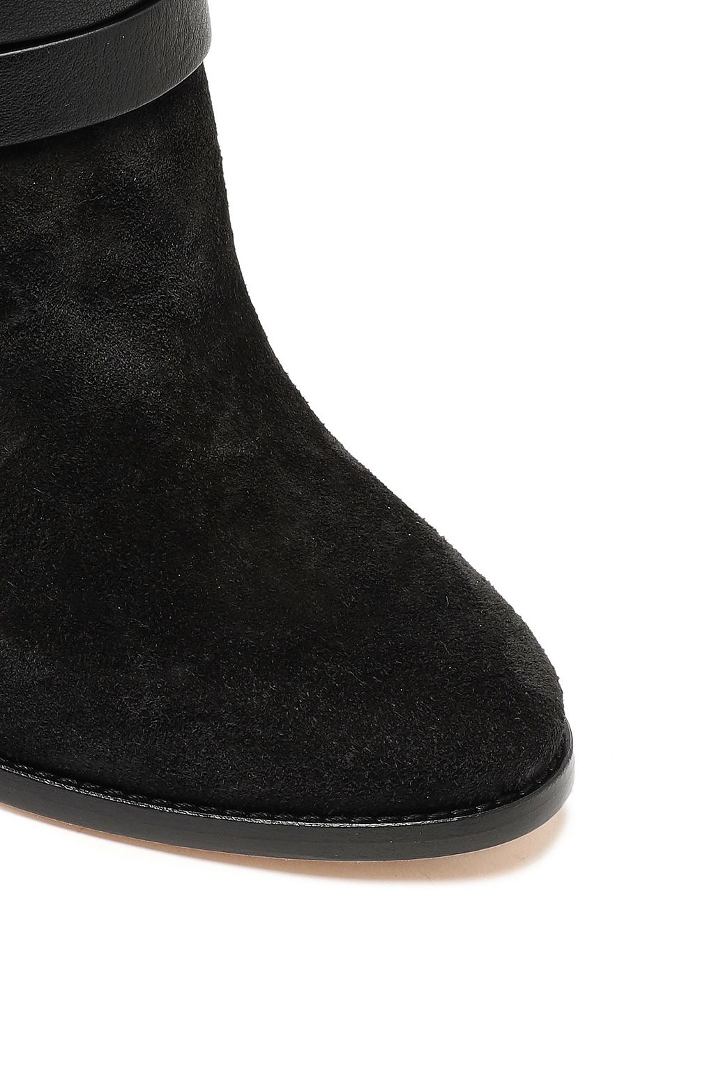 JIMMY CHOO Melba 80 buckled suede ankle boots