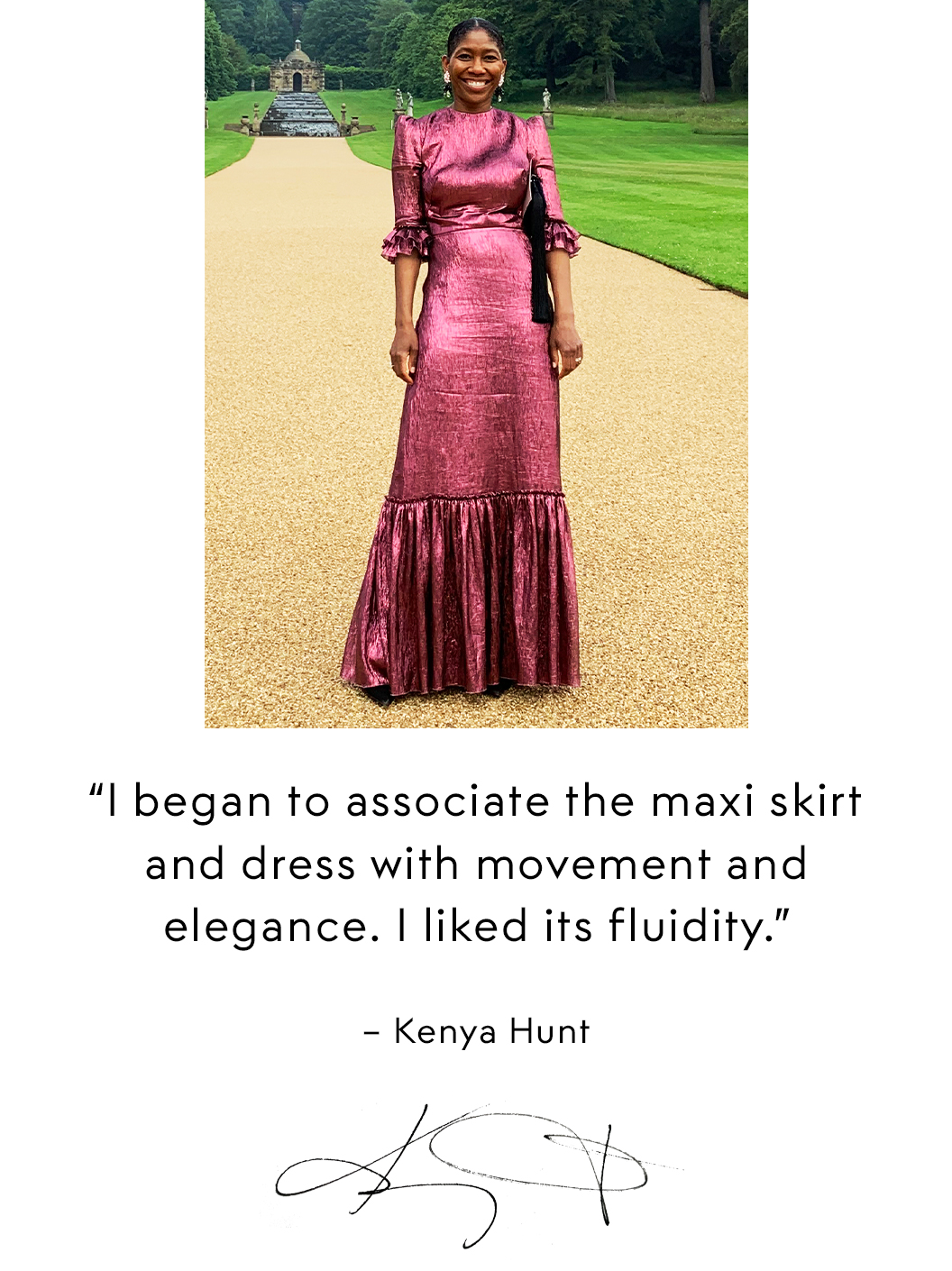 iconic maxi dress